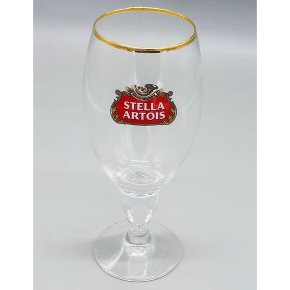 Stella Artois Stemmed Beer Glassware 50CL  Stem Height 2" Height 8.5" READ - Picture 1 of 7